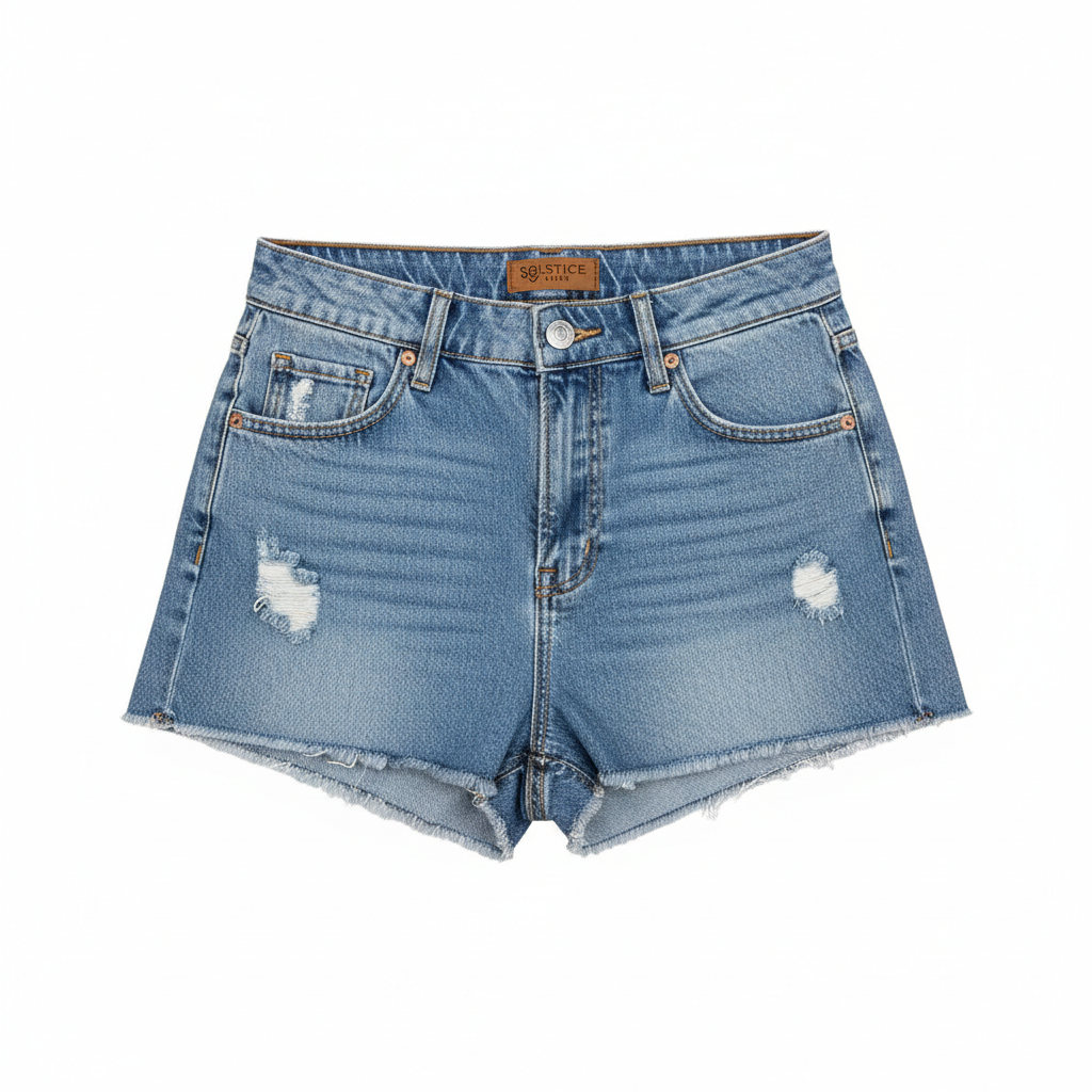 High-Waisted Jean Shorts